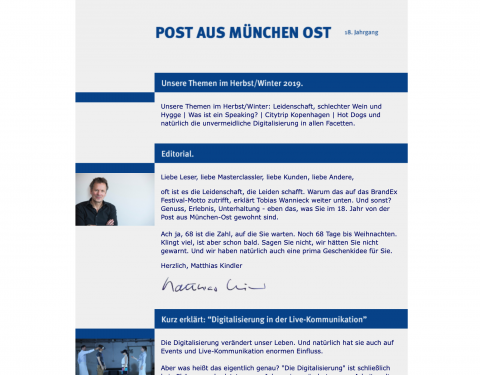 Post aus München Ost